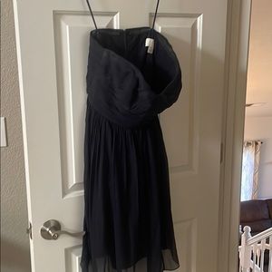 J crew cocktail dress navy blue